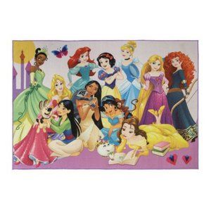 Disney Princess Party Rug, 4'6"x6'6", Pink